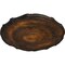 Ekena Millwork Pompeii Ceiling Medallion (Fits Canopies up to 2"), Hand-Painted Rust, 18 7/8"OD x 1 1/2"P CM18PORUS - alternate 3